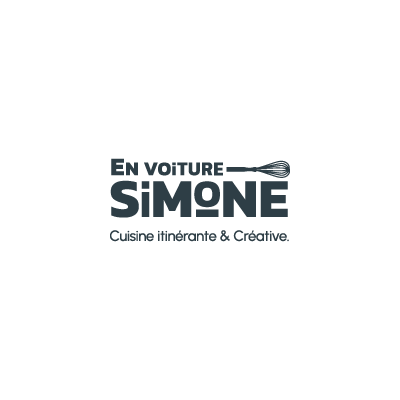 Création logo, charte graphique, supports de com et site web En voiture Simone Rennes - Youri Giraud graphiste freelance
