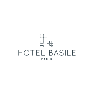 Création logo hôtel Basile Paris- Youri Giraud graphiste freelance