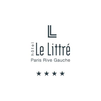 Création logo hôtel Le Littré Paris- Youri giraud graphiste freelance
