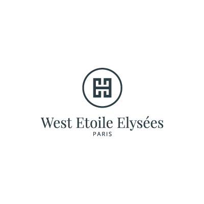 Création logo Hôtel West étoile Élysées Paris - youri giraud graphiste freelance